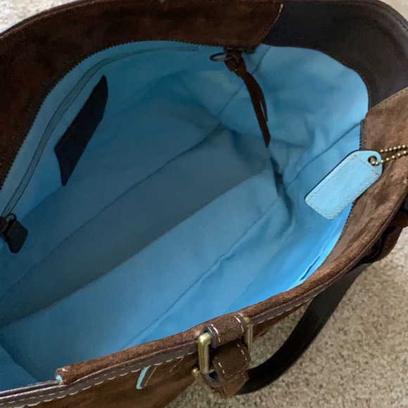 Coach Suede tote bag - Picture 6 of 7